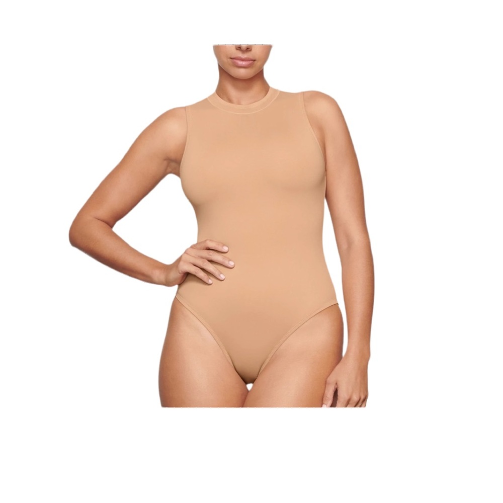 Skims Swim Sleeveless One Piece Ochre XL